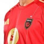 The all-new 2024 Phoenix Rising "Todos Rojos" home kit. (Image via Phoenix Rising FC)