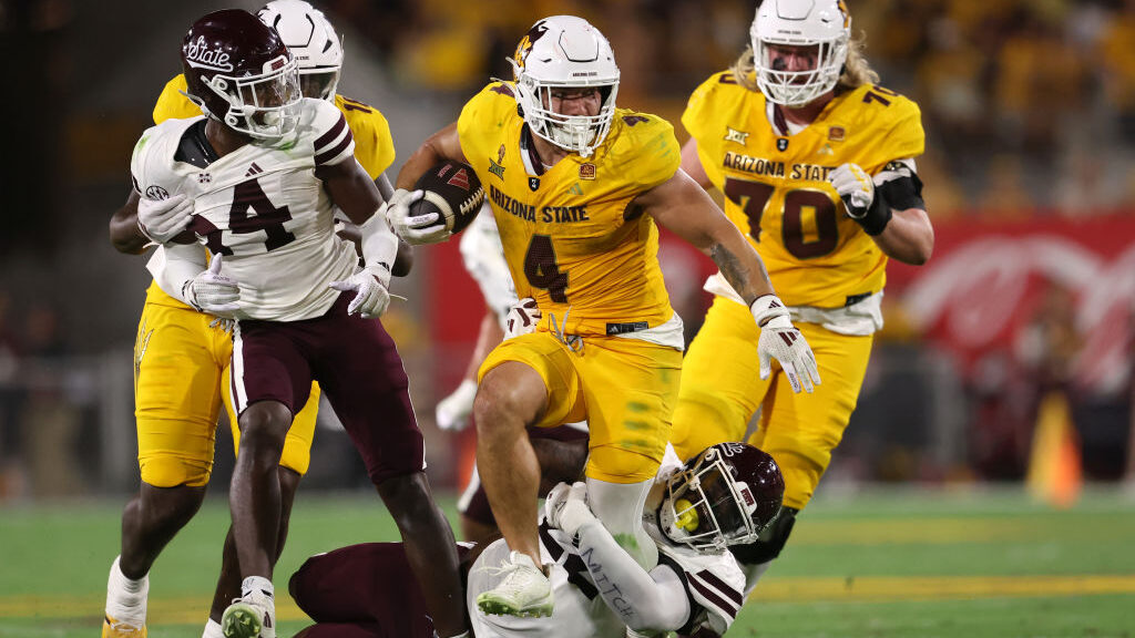 Arizona State football's Cam Skattebo...