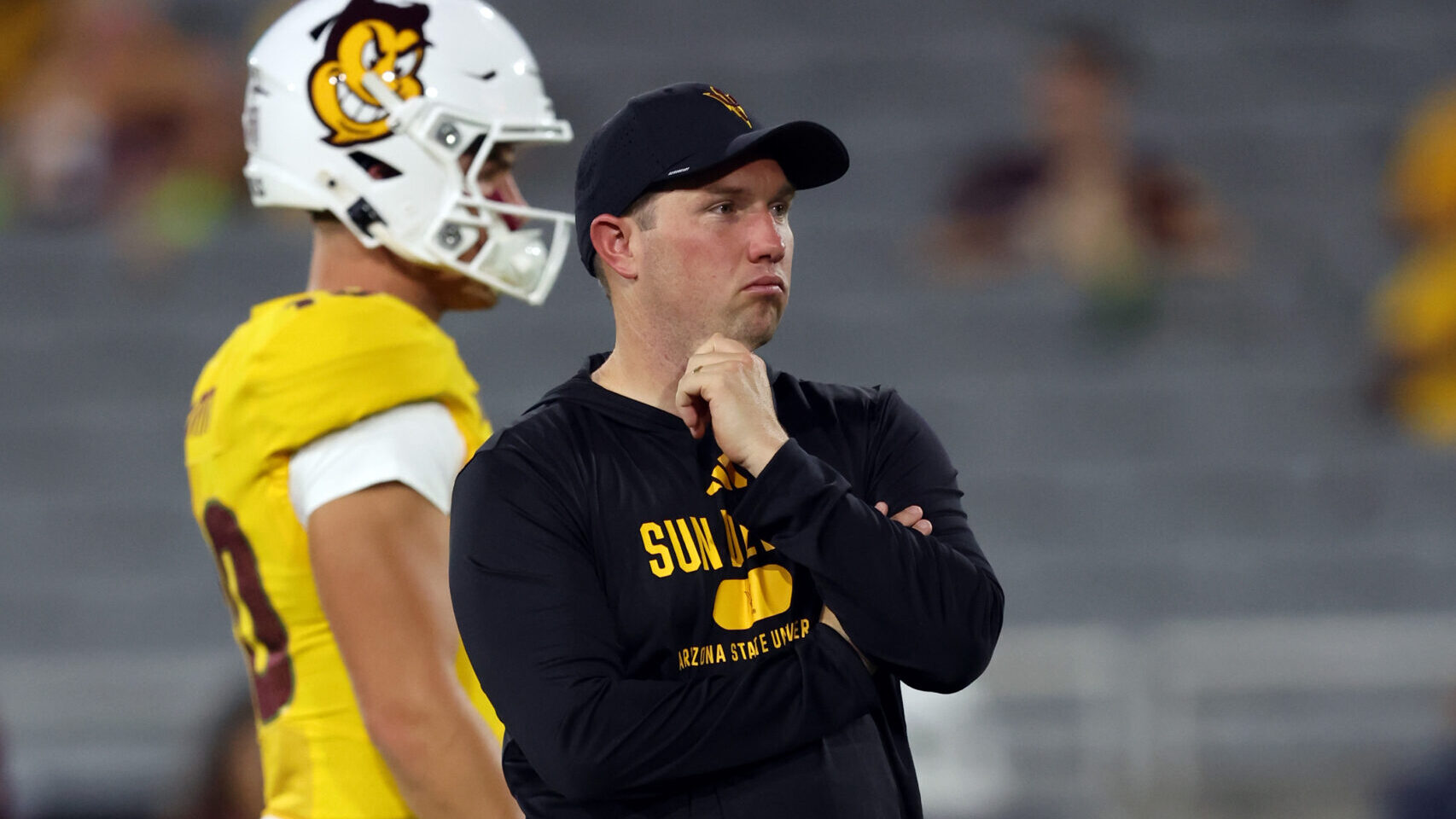 Arizona State football head coach Kenny Dillingham...
