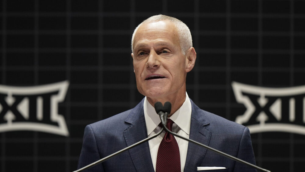 Big 12 Commissioner Brett Yormark has interest in adding UConn...