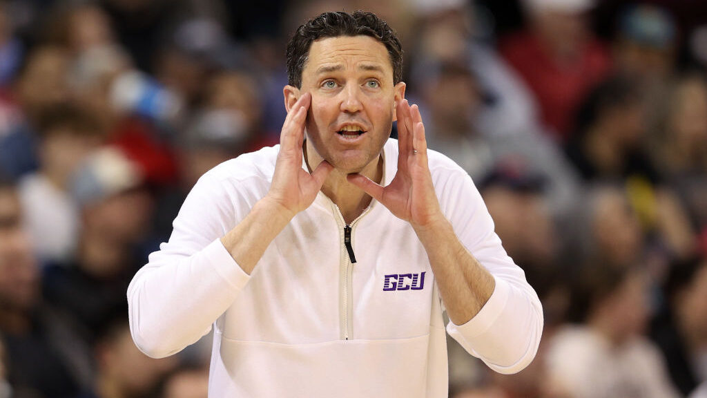 GCU basketball coach Bryce Drew...