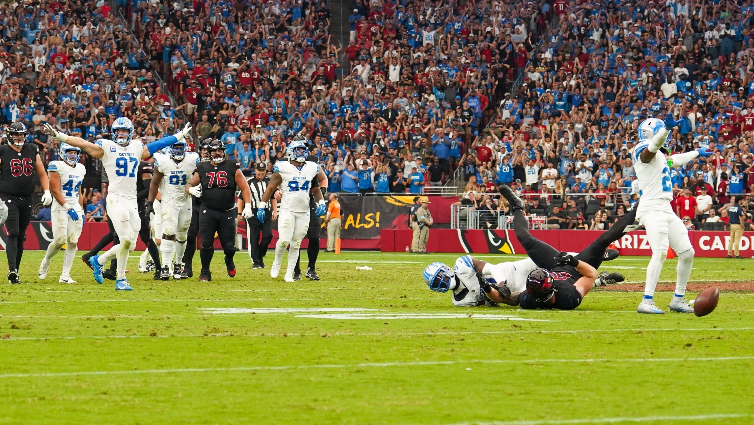 The Cardinals faced a harsh reality of how far they have to come in a loss to the Lions, Dan Bickle...