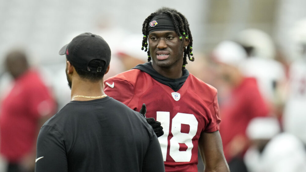 Arizona Cardinals rookie receiver Marvin Harrison Jr....