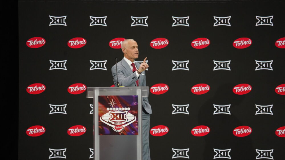 Big 12 commissioner Brett Yormark held expansion talks with UConn...