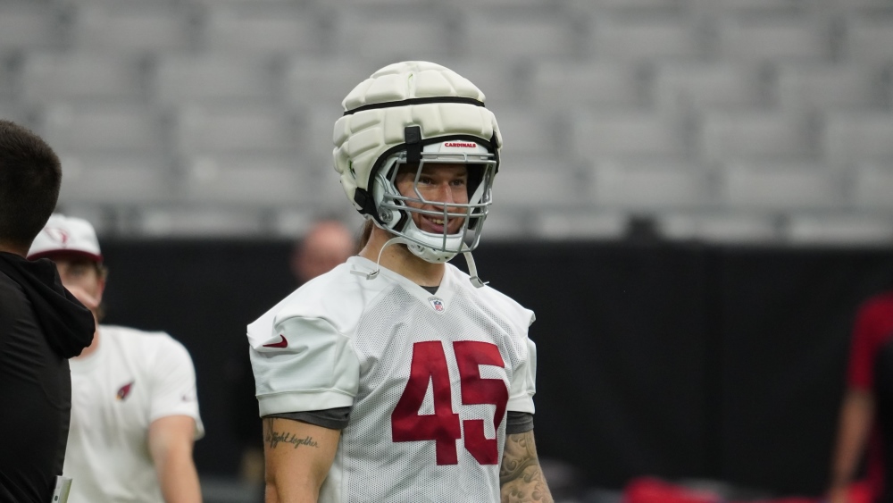 Arizona Cardinals LB Dennis Gardeck (Jeremy Schnell/Arizona Sports)...