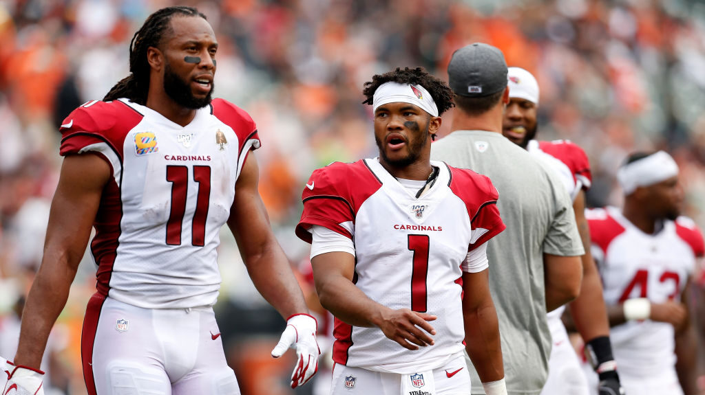 Arizona Cardinals quarterback Kyler Murray and former teammate Larry Fitzgerald will play in BlitzC...