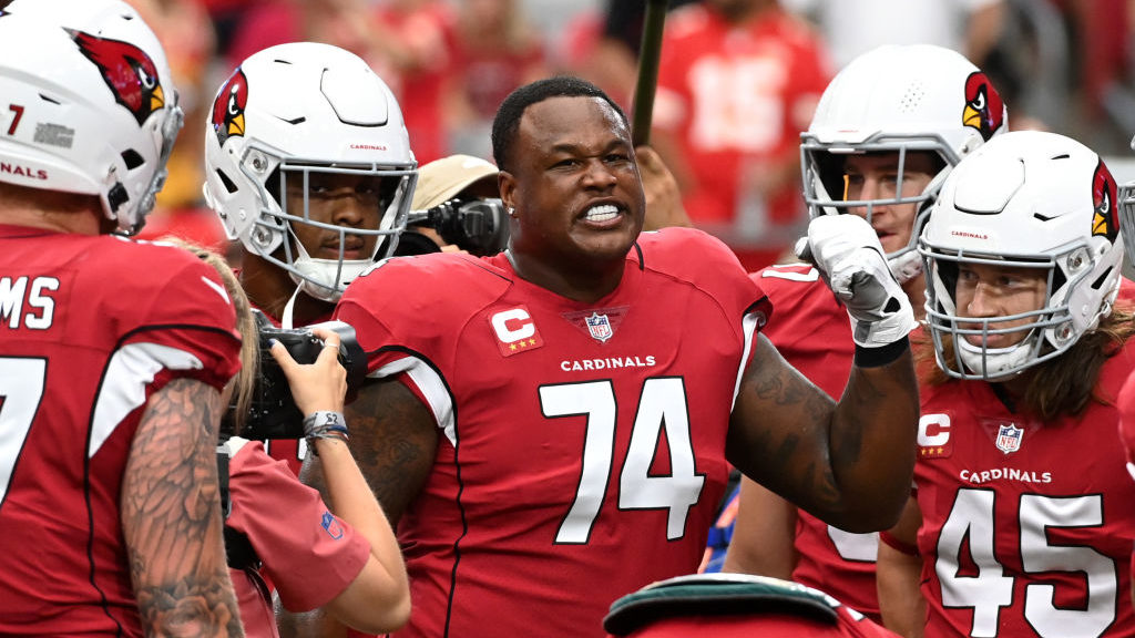 Cardinals' OT D.J. Humphries talks Marvin Harrison Jr., recovery from torn ACL