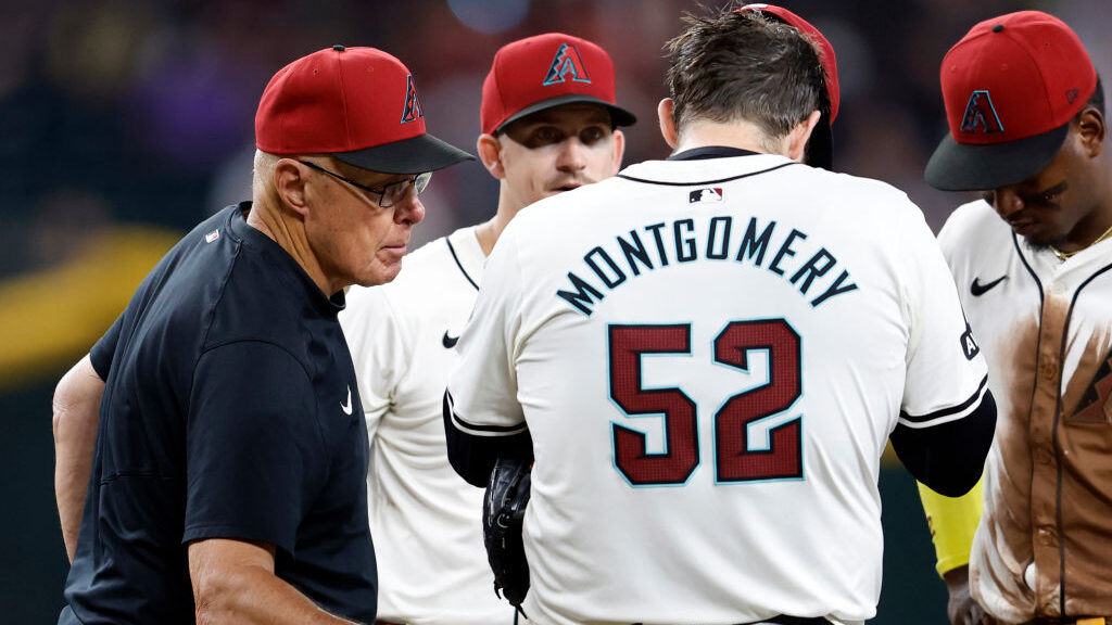D-backs' Jordan Montgomery chucks PitchCom off wall after frustrating loss to Twins