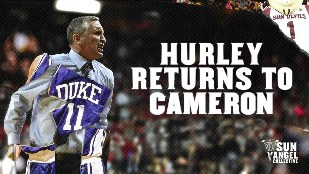 Bobby Hurley returns to Duke with ticket packages that will benefit the NIL Sun Angel Collective...