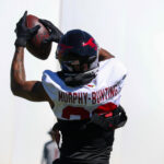 Arizona Cardinals CB Sean Murphy-Bunting runs through drills during practice on Wednesday, Sept. 18, 2024, in Tempe. (Tyler Drake/Arizona Sports)
