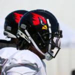 Arizona Cardinals CB Max Melton looks on during practice on Wednesday, Sept. 18, 2024, in Tempe. (Tyler Drake/Arizona Sports)