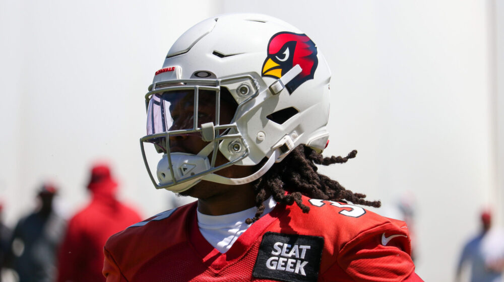 Keaontay Ingram during OTAs...