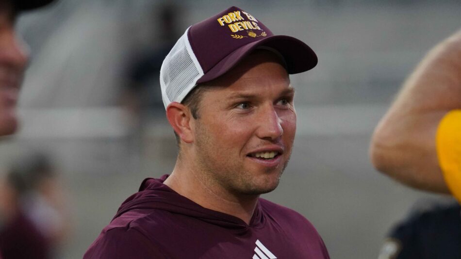 Arizona State football head coach Kenny Dillingham...