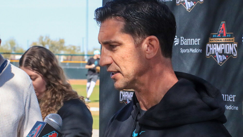 Arizona Diamondbacks GM Mike Hazen...