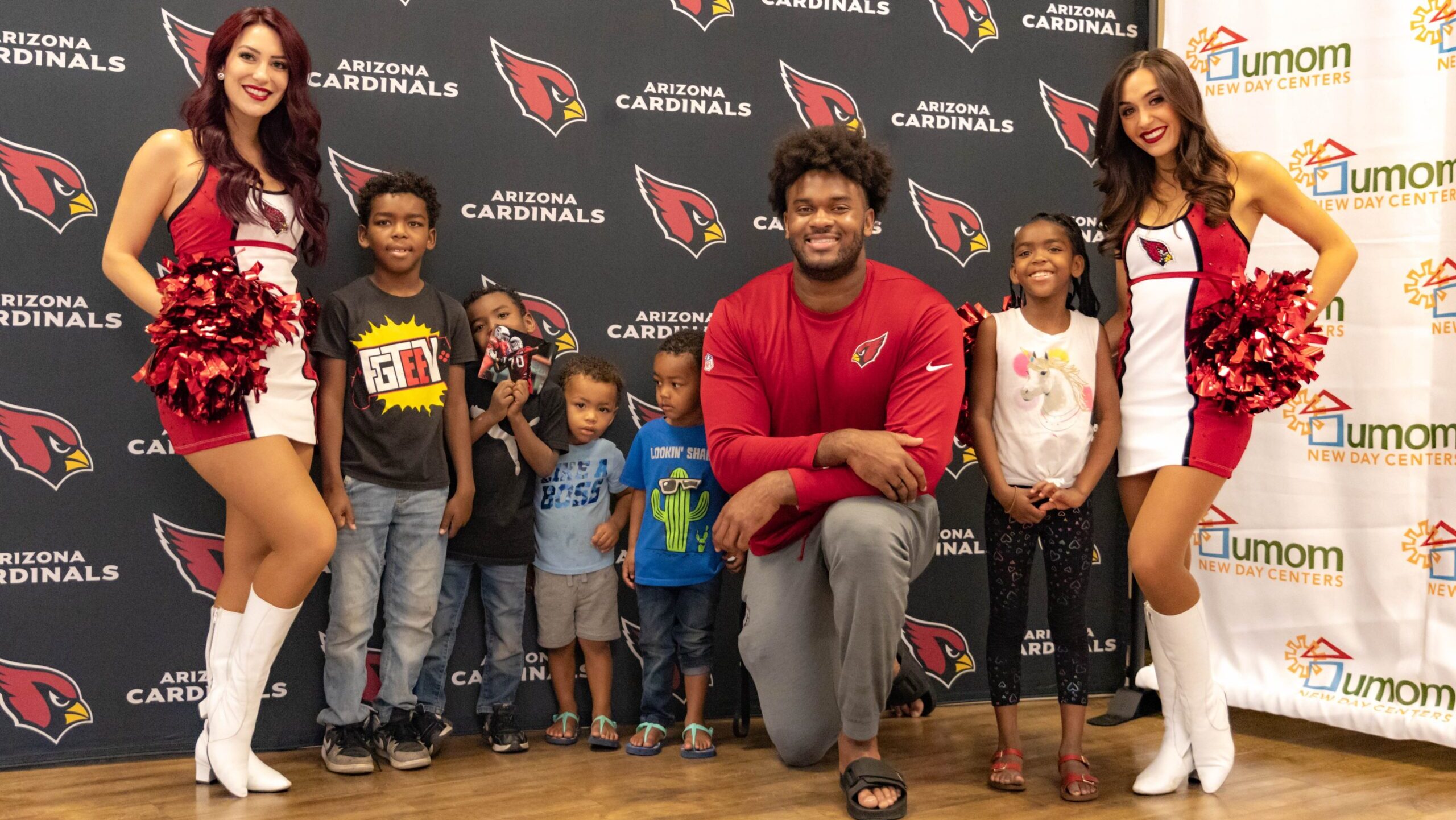 Cardinals offensive tackle Paris Johnson Jr. is holding the second annual Summer Water Drive on Sun...