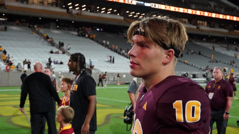 Arizona State QB Sam Leavitt 'unbelievable' in first collegiate start vs. Wyoming