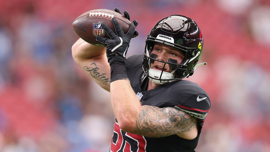 Tight end Trey McBride is out on the Arizona Cardinals injury report vs. the Washington Commanders...